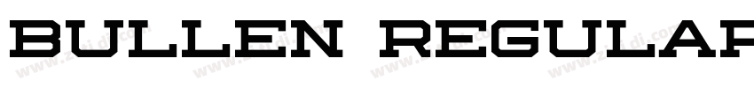 Bullen Regular字体转换